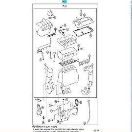 Bộ Gioăng Đại Tu Toyota Vios 